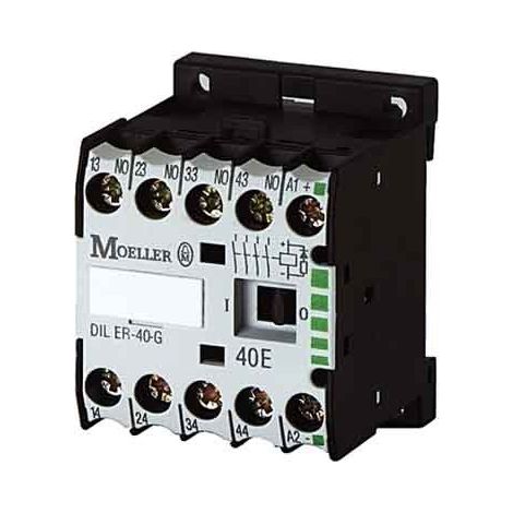 Eaton DILER-40 relé 24V 50Hz negro blanco