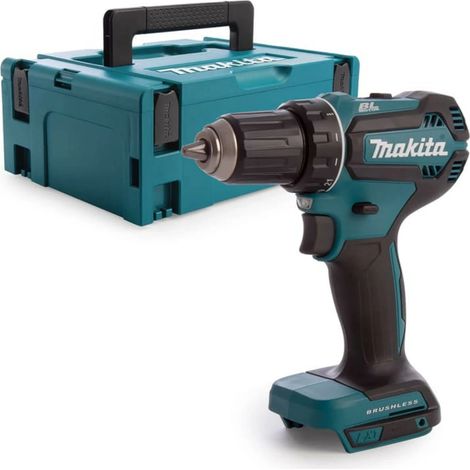MAKITA Taladro atornillador de impacto Li-Ion 18 V Ø 13 mm - Sin batería ni cargador - DHP485ZJ
