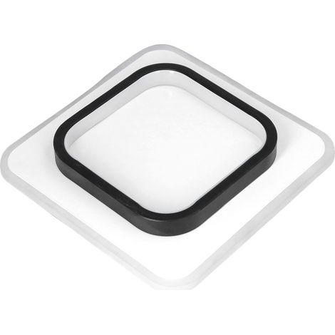 Luminaire LED Plafonnier Quadratique - Lumière d'Aisle Innovante Corridor - Plafonnier Intérieur Salon Balcon Blanc 20W 85‑265V - Blanc Warm Neutral Light
