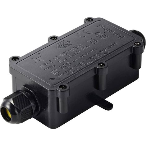 Presa di derivazione TRU COMPONENTS IP68 a tenuta d'acqua, 2 ingressi, 0,5-2,5 mm² TC-14745276 Nero TRU COMPONENTS Cont (1/5)