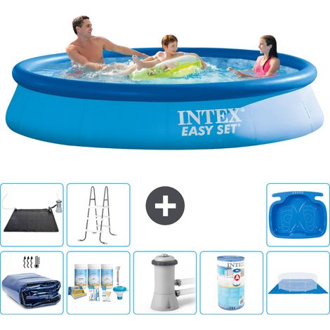 Intex Piscine Easy Set Ronde - 366x76 cm - 9-pièces S40618 (1/5)