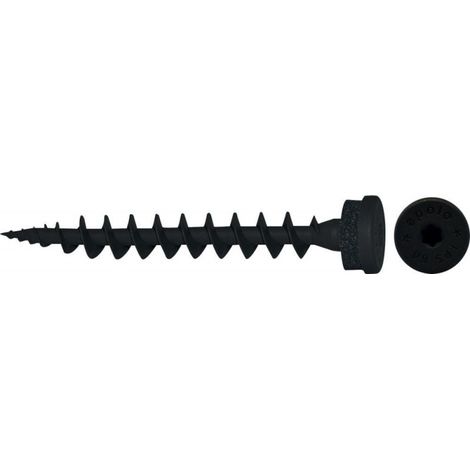 Apolo Mea® Isola Animale Piastra Vite Ips 80 Nero Contenuto: 50 Pezzi