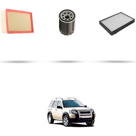 Kit tagliando 3 filtri compatibile con Land Rover Freelander I (L314) 1.8i 16V 86kw dal 2000