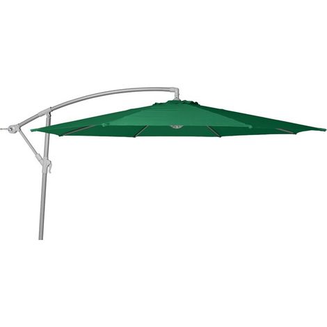 Ampelschirm Ø 300cm inkl Hülle grün Alu/Textil (1/4)