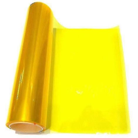 Film autocollant teinté jaune pour phares et feux arrière de voiture, film mat fumé pour feux de brouillard et feux arrière, autocollant à couleur changeante-120cm