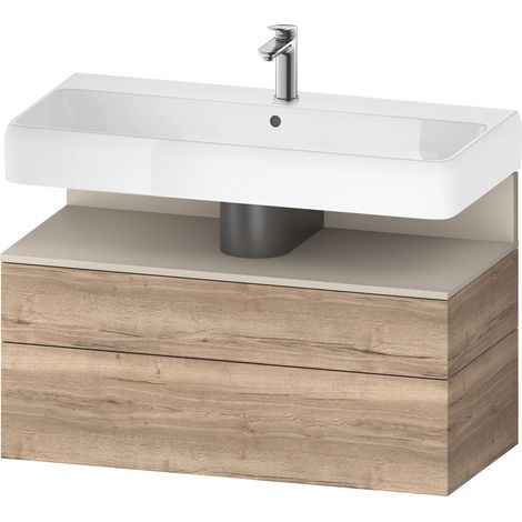 Duravit Collection One mueble bajo lavabo, 1 extraíble y 1 cajón, (1/2)