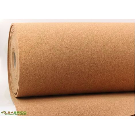 rouleau isolant souple en liège dense, ép. 10mm - 10m x 1m (1/7)