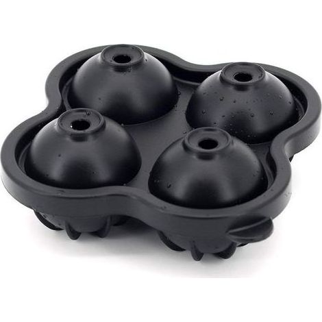 Bac A Glacons - Silicone Alimentaire - Rond Xl 5 Cm - Sans Bpa - Lavable En Lave-vaisselle - 1 Unite (1/4)