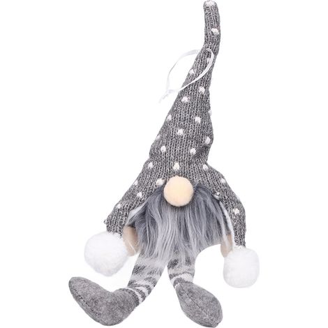 Décorations de Noël Nain LED Gris - Ornements pour Sapin, Maison et Fêtes YV0036704 (1/5)