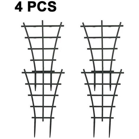 Tuteur pour pots, treillis pour plantes d'intérieur, mini treillis pour plantes grimpantes, support pour plantes de jardin à faire soi-même, treillis superposé, support pour plantes grimpantes en pot (1/5)