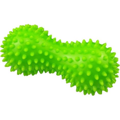 Balle de massage de yoga, balle de massage à picots en forme de cacahuète pour exercices de fascia en extérieur et en intérieur (1/4)