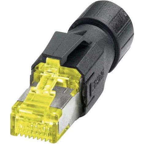 Connecteur de données pour capteurs/actionneurs Phoenix Contact VS-08-RJ45-10G/Q 1419001 mâle, droit (1/5)