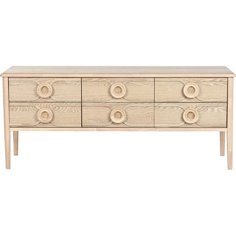 Mueble Tv Abeto Mdf 120X40X50 Natural (1/5)