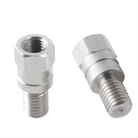 Due bulloni di regolazione dell'altezza per gli specchietti retrovisori della moto.