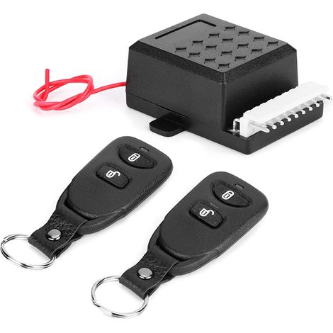 Système d'alarme central universel pour voiture avec télécommande et kit de verrouillage antivol à clé (1/5)
