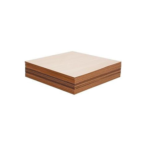 30 PièCes Contreplaqué 3mm - Feuilles De Bois De Tilleul 40 X 40cm - Panneau Feuille DéCoupe Laser - Bois Non Traité - Contreplaqué (1/5)