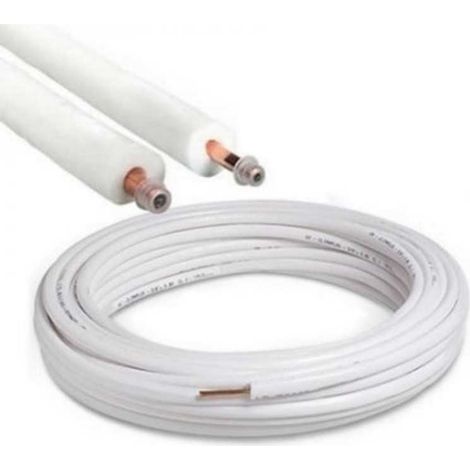 MATASSA 50m TUBO RAME COIBENTATO CLIMATIZZATORI CONDIZIONATORI 1/2 SPESSORE 0,8M