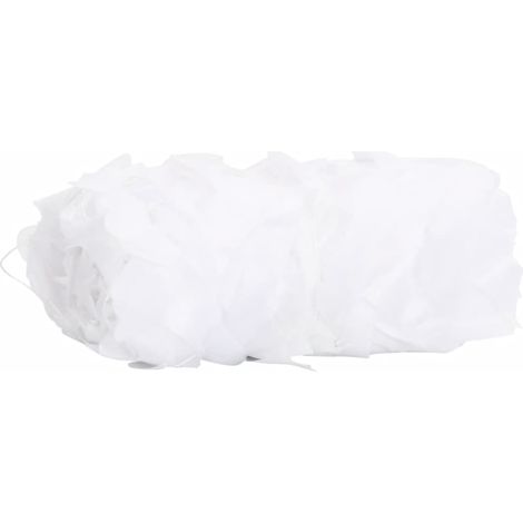 Filet de camouflage avec sac de rangement 809x207 cm blanc