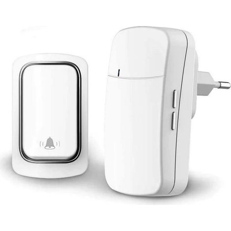 Kabellose, batterielose Türklingel mit Wasserdichtigkeit und LED Anzeige (1/5)