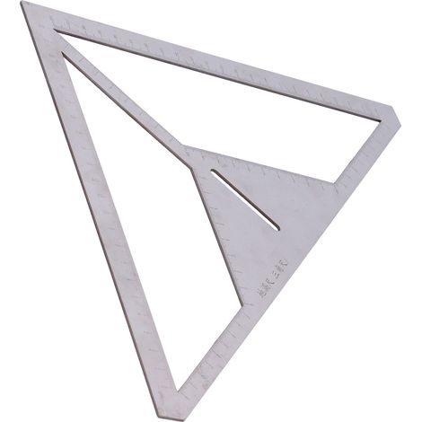 Règle pour siphon de sol, outil multifonctionnel de mesure d'angle pour la pose de carrelage, gabarit de mesure triangulaire (1/5)