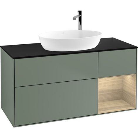 Villeroy & Boch F952PCGM Meuble sous-lavabo Finion F95 (1/2)