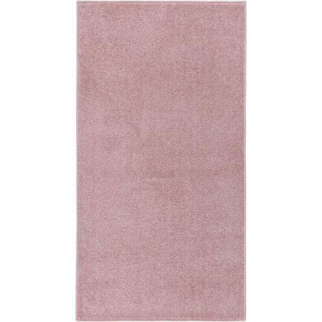 Tapis Salon Poils Courts. Rose. 80 X 150. Design, Chaud & Confortable (1/5)