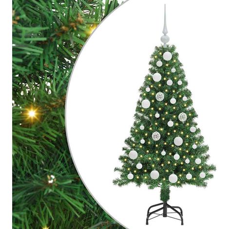 Artificial Christmas Tree with 150 LEDs with Stand Green 120 cm vidaXL