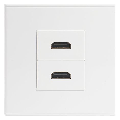Prise murale de Type 86, HDMI, câble réseau pour télévision numérique, haute définition (1/5)