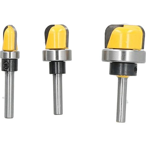 3-teiliges Set mit 6-mm-Schaft-Fräsern für die Holzbearbeitung – Hochfeste Fräswerkzeuge