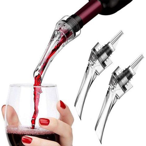 Set mit 2 Weinausgießern in Adlerschnabelform, AS-Kunststoff (1/5)