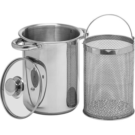 Casserole multifonctionnelle avec panier 4L