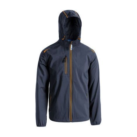 Sottozero Giubbino Antivento Blu Navy-Arancio Taglia L 100% Poliestere Stretch