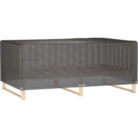 Maison Exclusive - Copri Mobili Giardino 2pz 12Occhielli 227x152x65cm Rettangolare