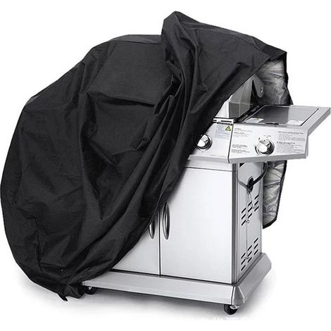 Telone di copertura per barbecue, bici, moto, mobili da giardino XXL nero (1/5)