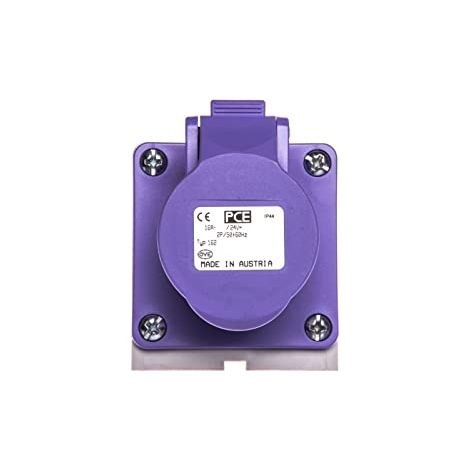 PRISE FIXE 16A 2P 24V VIOLET IP44 TWIST 162V MASK5907711100393 PCE