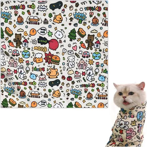 Borsa per la toelettatura dei gatti, fascia portatile per gatti, copertura autoadesiva regolabile per gatti, pulizia delle orecchie, spazzolatura dei denti, strumento multifunzionale per animali domes