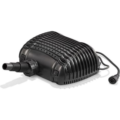 Esotec – Pompe fontaine immergée 12-18V – Débit max 5200 l/h – Hauteur refoulement max 3 m – Protection marche à sec – IP68
