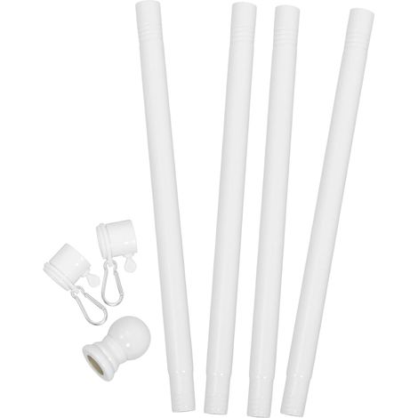 Support De Mât De Drapeau Mural pour Extérieur Mât De Drapeau pour Balcon Jardin Et Cour Support Rotatif Et Pratique (1/5)