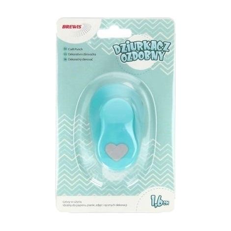 Dekorative Stanze – Herz 1,6 cm MIX
