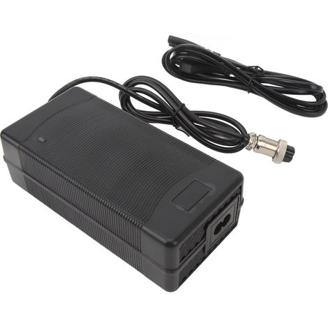 58,8V 3A Lithium-Akkuladegerät für Elektrofahrräder/Elektroroller, 3-poliger GX16-Klinkenstecker (europäischer Stecker), kompatibel mit 100-240V Wechselstrom. (1/5)