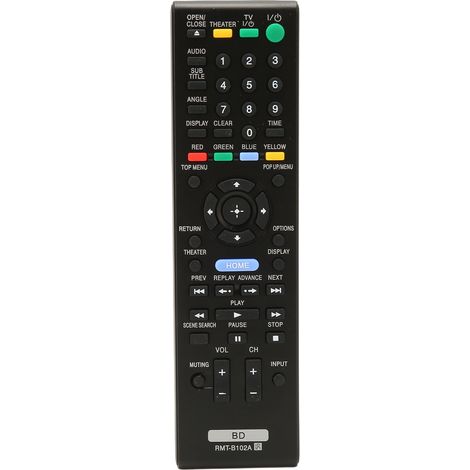 Télécommande de Remplacement RMT B102A Compatible Lecteurs DVD Sony BDP-S350, BDP-S780, BDP-S550, BDP-BX1 (1/5)