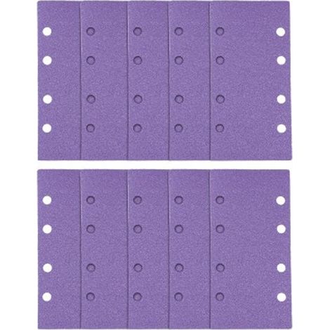 Trend Long Lasting 4X Lifespan 80G 93mm x 185mm Zirconium 1/3 Sanding Sheets X10 (1/5)