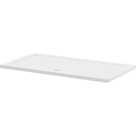 Wholesale Domestic Pearlstone 1600mm x 800mm x 40mm Rectangular Shower Tray (1/4)
