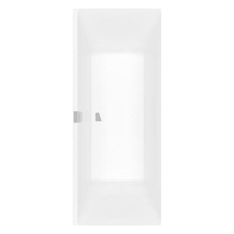 Baignoire VB Square Edge 12 T1 1800x800x620mm Duo Autoportante Pierre Blanche