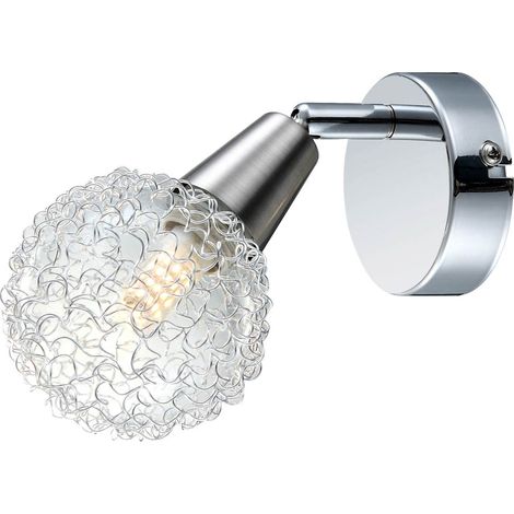 LED Wandleuchte, Aluminumgeflecht, beweglicher Spot CICER (1/5)
