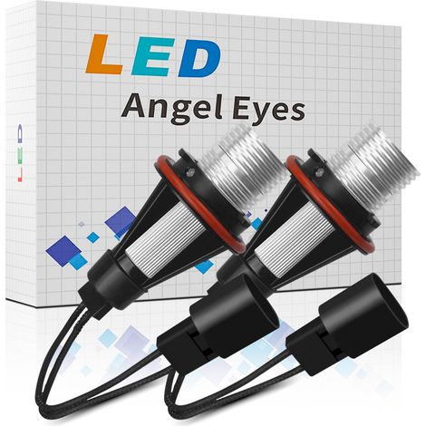 5x Ampoules LED Angel Eyes BMW E39 E60 E61 E63 E64 E65 E66 E87 E83 X3 X5 10W 6000K 720LM 12V Anti-Erreur Remplacement OEM Blanc/Jaune/Rouge/Vert/Bleu (1/5)