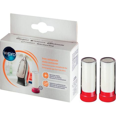 Set de 2 barras quitamanchas para todo tipo de planchas de vapor y clásicas