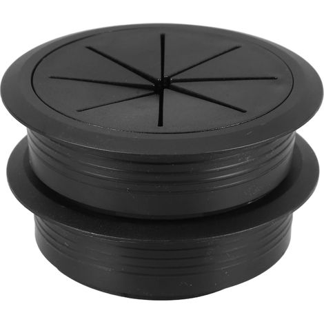 Lot de 2 cache câbles ronds pour bureau organisateur de