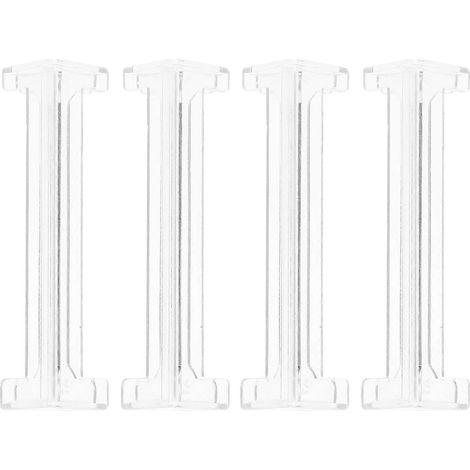 Jalousienhalter-Clips, Gardinenhalterung, austauschbar, schlichtes Design, klassischer Stil, 4 Stück (1/5)