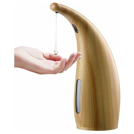 Distributeur de savon automatique sans contact, distributeur de savon mains libres 300 ml, capteur de profondeur IP67, distributeur de savon liquide pour salle de bain, cuisine (1/4)
